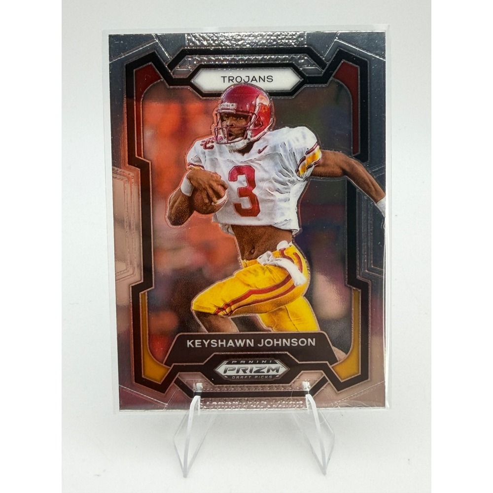 2024 Panini Prizm Draft Picks Keyshawn Johnson USC Trojans No 95 Card
